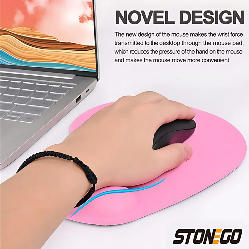 STONEGO Keyboard Mouse Laptop Wristband Mouse Pad With Wrist Protect Notebook Environmental Protection EVA Wristband Mouse Pad