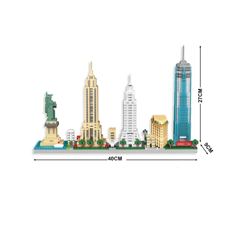 Capitol Building Model Micro Mini Building Blocks Toy: Complex Architectural Models, Creative Puzzle Assembly, Ideal Birthdays