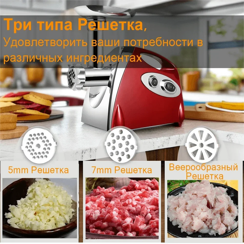 Electric Meat Grinder PowerfuElectric Meat Grinder Powerful Max 2800W Heavy Dul Max 2800W Heavy Duty Meat Mincer Sausage Grinder