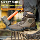 Men's safety shoes are anti smashing, anti piercing, anti-static, anti slip, wear-resistant, and splash proof work shoes