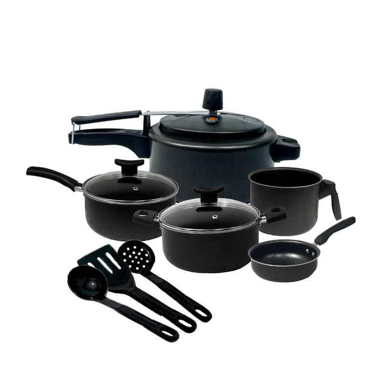 Teflom 8 PCs Rome 2.5L Non-stick Pressure Cooker Set