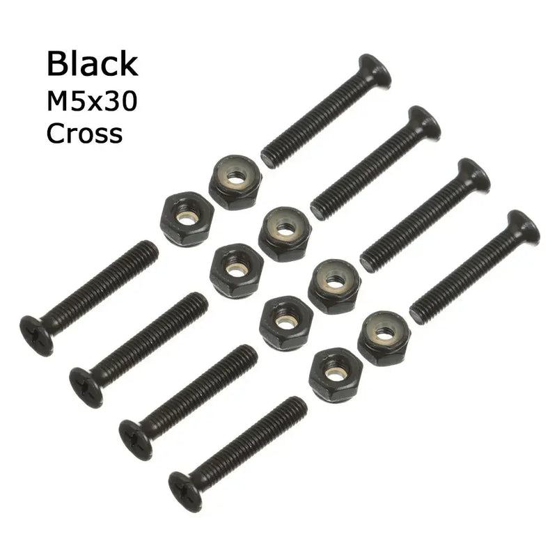 8 Sets M5 Skateboard Mounting Hardware Screws Bolts Skateboard Hardware Nuts Outdoor Longboard Parts Accessories High Quality