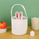Rabbit Ear Bag With Handle 2025 Easter Bunny Gift Buckets Velvet Bags Wedding Candy Bag Kids Birthday Party Supplies
