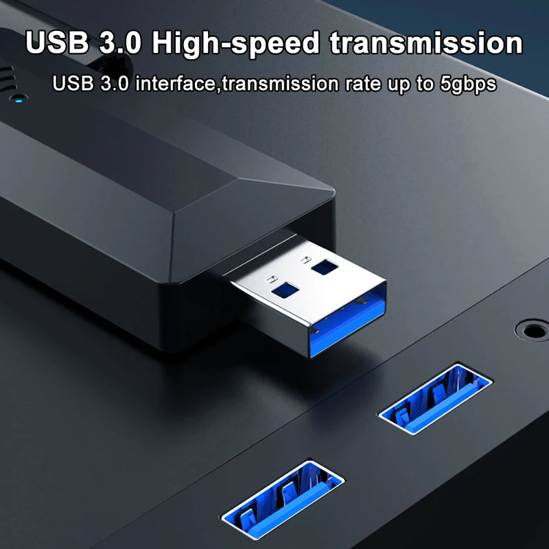 USB 3.0 WiFi Adapter 1300Mbps For Bluetooth 5.0 Dual Band 2.4G/5GHz USB Network Card Wireless Receiver For Laptop PC Accessories