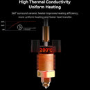 Creality 3D Ender-3 V3 SE/ KE Ceramic Heating Block Kit 60W 0.4mm Quick-swap Nozzle Kit 300°C Resistance High Flow Printing