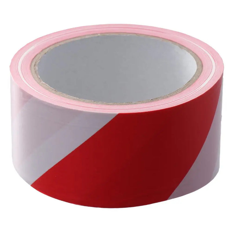 Red White Barricade Tape Caution Tape, 2x 40Inch Non-Adhesive Safety Warning Tape Construction Barrier Tape Red Flagging Tape