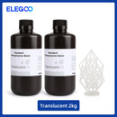 Elegoo 1KG/2KG/4KG UV Resin 2.0 For 3D Printer SATURN 3 ULTRA 3D Printing Material UV Resin Normal 1kg Liquid Bottle