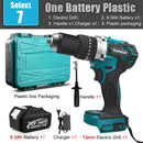 Kamolee 13mm Pro Large Torque 650NM Brushless Electric Impact Drill 3 in 1 Electric Cordless Screwdriver For Makita 18v Battery