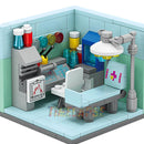 DIY Architecture Store Street View Food House Building Blocks Kit Girls Bricks Classic Movie Model Kids Toys For Children