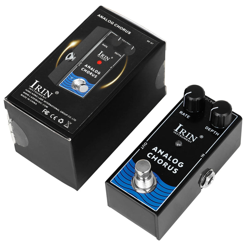 IRIN RF Series Electric Guitar Pedal True Bypass Single Pedal Overdrive Distortion Delay Effect Pedal Guitar Accessories & Parts