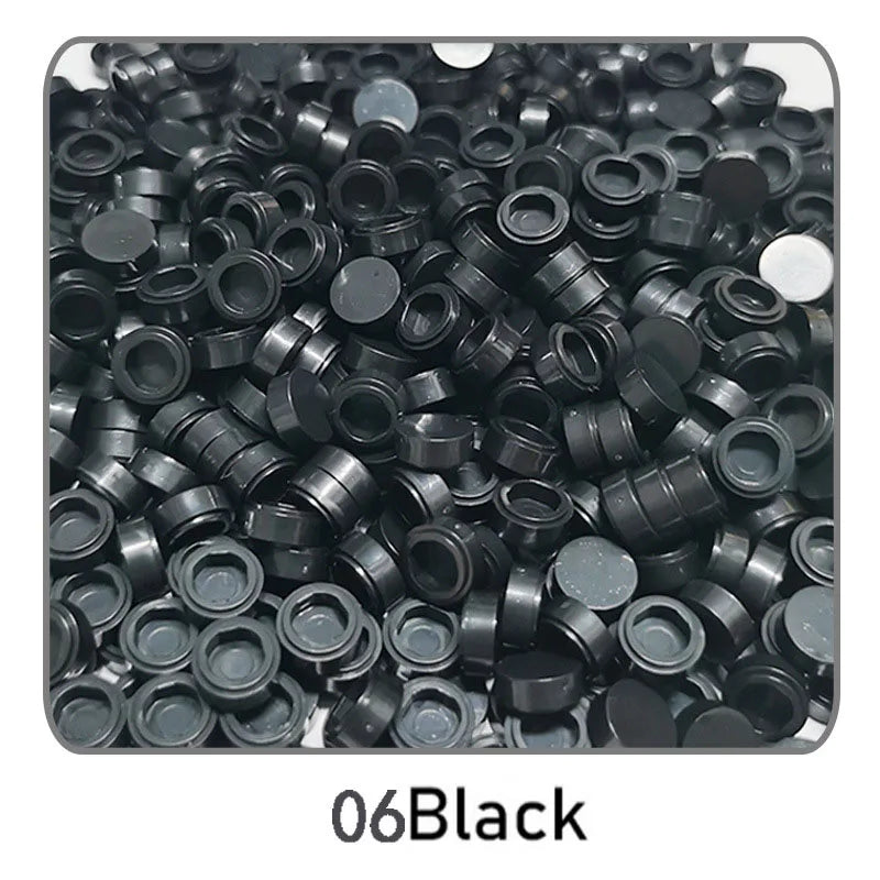 1000pcs DIY Pixel Art Bricks1x1 Round Tile Building Blocks Compatible with 98138 Anime Figure Assemble Toys Gift for Children