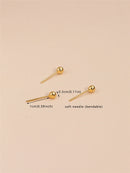 20PCS Straight Nose Studs Ring Tiny with Ball Beads for Women Nostril Piercing Jewelry Wholesale  Soft Bendable Pin