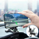 Car Dashboard Support 360 Degree Rotating Auto Grip Mobile Phone Fixed Bracket Foldable Rearview Mirror Navigation Bracket