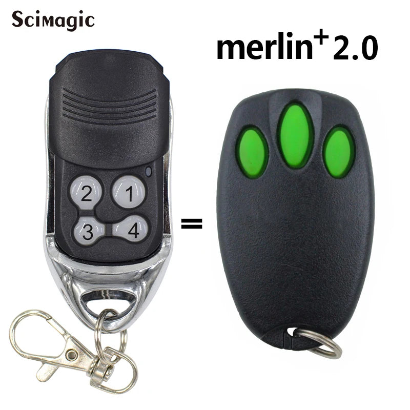 Merlin+ 2.0 E945 E945M E950M E943M Garage Gate Door Remote Control Compatible ST50EVOB ST50EVO MT100EVO MT60EVO