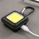 Mini LED Flashlight Keychain Light Multifunctional Portable COB Camping Flashlights USB Charging Work Lights Camping Lantern