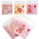 100-300Pcs Easter Cellophane Treat Bags Self-sealing Candy Cookie Bag Cute Little Bear and Bunny Pattern Opp Bag Party Favors
