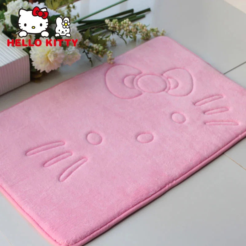 Hello Kitty Bathroom Carpet Home Bedroom Cute Cartoon Living Non-slip Room Absorbent Pad Starter Pad Kitchen Greaseproof Mat