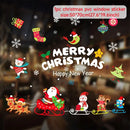 Christmas Window Stickers Merry Christmas Decorations For Home 2024 Christmas Wall Sticker Kids Wall Decals Happy New Year 2025