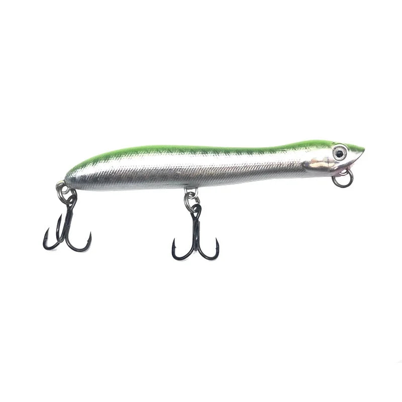 Yuantou Luya Bait 6g/8.4cm Floating Water Dog Pencil Flipped Mouth Freshwater Surface Fish Bait Fishing Tool