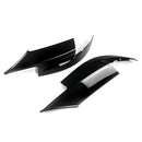 Pair Glossy Black Front Bumper Lip Corner Splitter For BMW F10 M5 Only 2010-2016