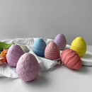 3D Easter Embossment Egg Silicone Candle Mold Egg Aroma Wax Plaster Ornaments Handmade Soap Mould