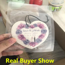 new Car fragrance Custom photo pendant Car perfume DIY company LOGO Personal photo lovers Personalized creative car decoration