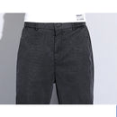 2024 Summer Thin Soft Lyocell Fabric Jeans Men Loose Straight Wide Leg Pants Elastic Waist Casual Trousers Plus Size M-5XL