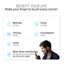 Tuya WIFI MCB Smart Circuit Breaker With Metering 1P 10A/16A/25A/32A DIN Rail Loop Timing Remote Switch For Alexa Google Home