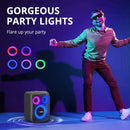 Tronsmart Halo 200 Speaker Bluetooth Karaoke Party Speaker with 3 Way Sound System 120W Output Built-in/Wired Mic Guitar Input
