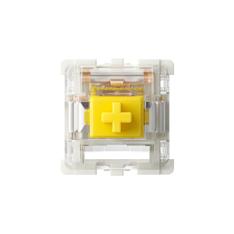 JYBMAK Gateron Pro Yellow Switch Linear Handle Operating Pressure 50gf Mechanical Keyboard accessories 3PIN