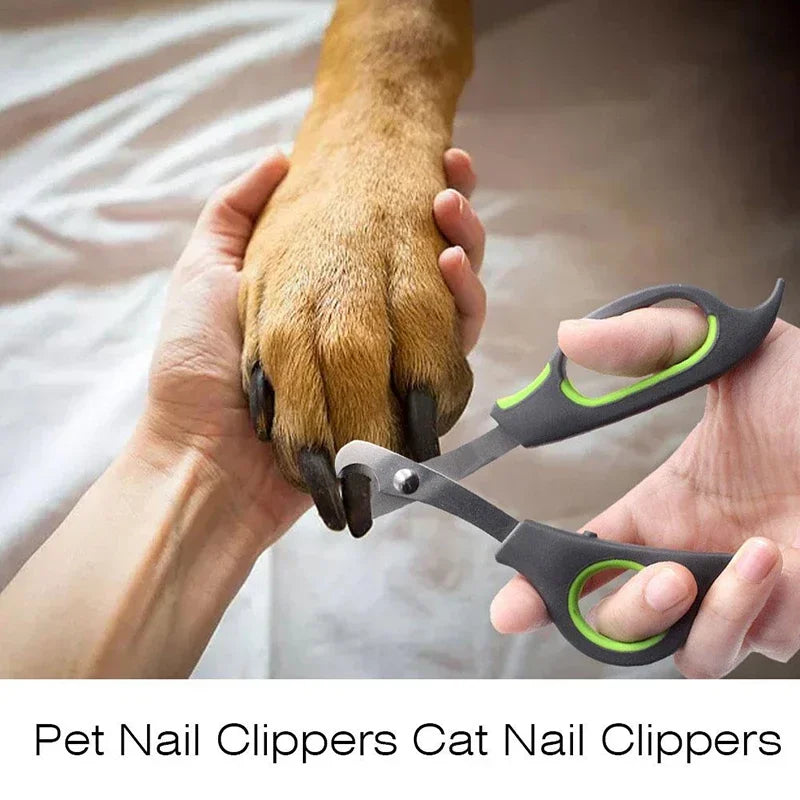 New Stainless Steel Pet Nail Clippers Claw Trimmer Small Animals Nail Grooming Clipper For Dog Cat 1pcs Cat Nail Clipper