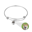 Titanium Steel Personality Picture Custom Fashion Men And Women Bracelet Christmas Couple Party Memories Series High-End Jewelry