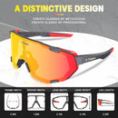 X-TIGER Polarized Sports Sunglasses UV400 Bike Bicycle Eyewear Outdoor Cycling Baseball Running Fishing Golf Glasses