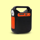 Solar Generator Outdoor Portable Lighting Solar Panel Emergency Power Supply with Radio Speaker Flashlight 3 LED Bulbs