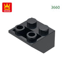 Wange 82Pcs/Lot 3660 2x2 Sloping Reverse Building Blocks Moc Slanted Parts Compatible with Brick  Children Toy Assembly Gift Box
