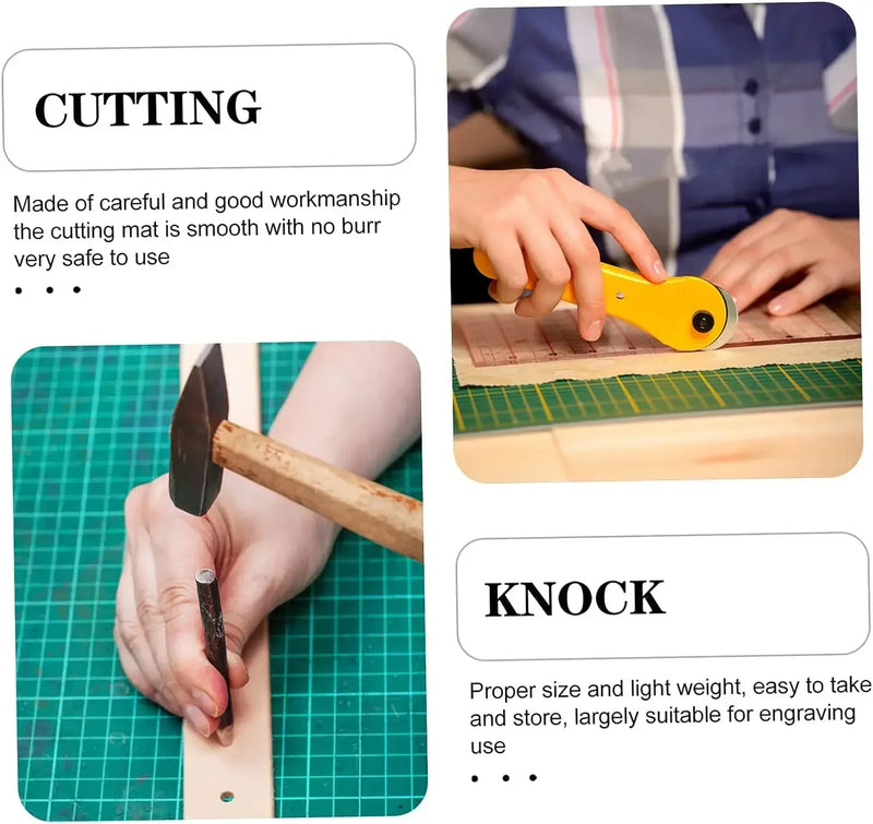 A3 A4 A5 PVC Cutting Mat Workbench Patchwork Sewing Manual DIY Knife Engraving Leather Cutting Board Single Side Underlay