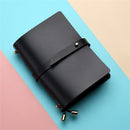 Soft PU Leather A5 Notebook Passport Style Solid Color Creative Fresh Loose-Leaf Notepad Student Stationery Diary Book 135x105mm
