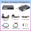 AUTOTOP Car Modification Module Wireless Carplay Android Auto For Volkswagen Touareg RNS850 2011-2015 Voice Control Mirror Link