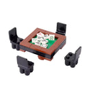 MOC City Building Blocks Accessories Mahjong Machine Plant Sofa Bed Piano Refrigerator Kitchen Toy Brick Florist Bar X009 TV Set
