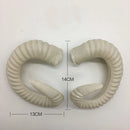 White Simulation Goat DIY Headband Sheep Horn Artificial Plastic Gothic Craft Head Wear Decoration  Birthday Cosplay  Christmas
