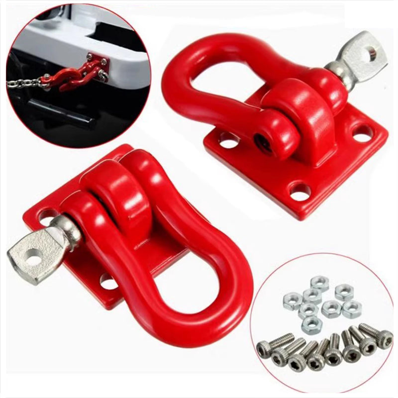 RS RC Trailer Tow Hook Metal Accessories Upgrade for 1:10 RC Crawler Car Redcat Gen8 VS4-10 Axial SCX10 90046 AXI03007 Capra