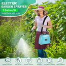 8L Automatic Electric Sprayer Garden Plant Sprayer Handheld Rechargeable Sprinkler Sprayer Atomization Shouldered Watering Can