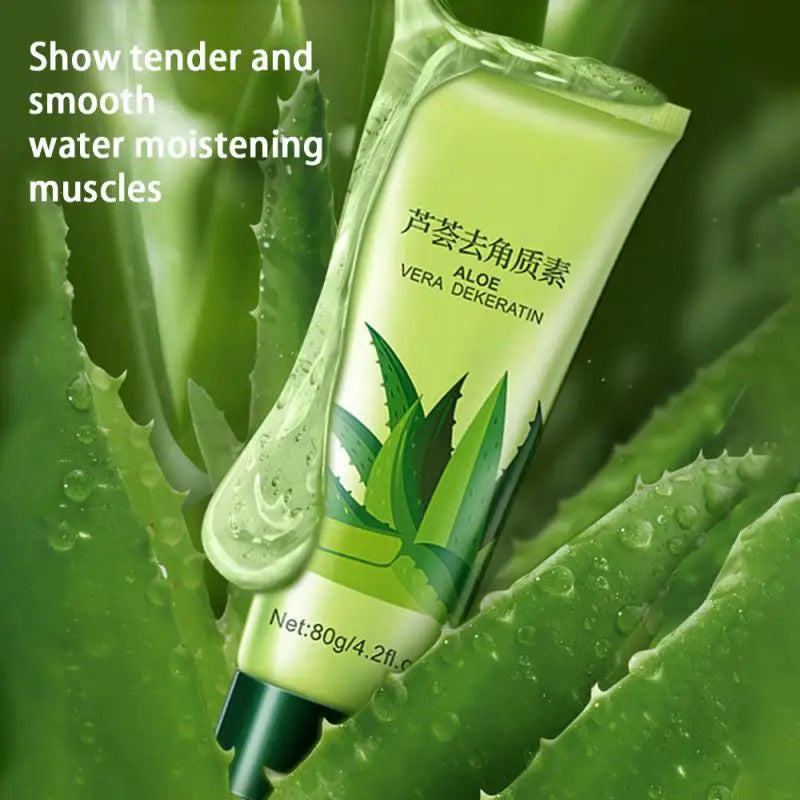 30/50g Aloe Vera Exfoliating Gel Moisturizing Aloe Extract Facial Cleansing Body Scrub Gel Purify Pores Smooth Tender Skin Care
