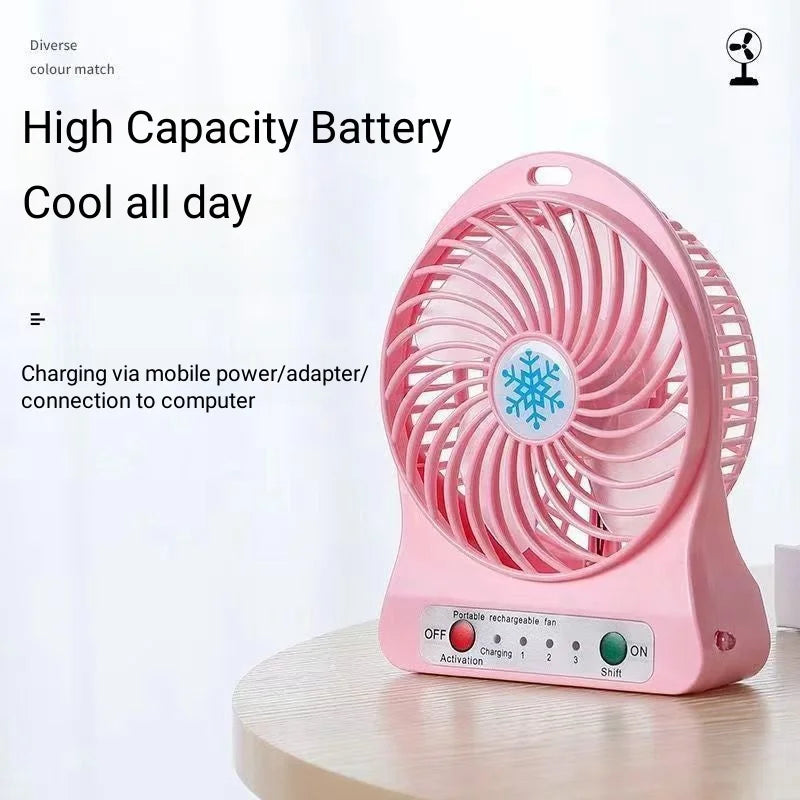 Xiaomi Desktop Fan Portable USB Rechargeable Handhold Light Vertical Hanging Fan Silent Adjustable Wind Speed Hanging Fan Office