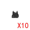 WW2 Military Building Blocks Mini Bricks Solider Figures Gifts Weapon Equipment Accessories USA Greman Vests Armor Toys For Kids