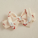 Toddler Christmas Romper Set with Matching Headband Festive Snowman and Snowflake Print Zip Up Jumpsuit for Baby Girl