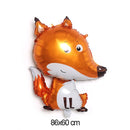 Fox Birthday Decorations Balloon Cupcake Toppers Woodland Animals Theme Party Dress Up Supplies Fox Paper Lantern Kids Gifts