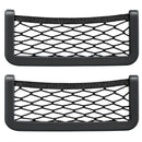 1/2Pcs Universal Car Storage Net Bags Mesh Pockets Car Seat Side Back Storage Net Bag Phone Holder Pocket Organizer 20x8cm