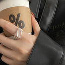 BF CLUB 925 Sterling Rings for Women Fashion Geometric Handmade Irregular Gold StarRing Simple Fine Jelwery Party Christmas Gift