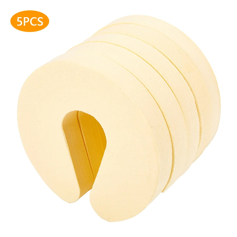 5Pcs Soft Foam Door Stopper Protection Baby Safety Keeps Doors From Slamming Prevents Finger Pinch Injuries Finger Protector